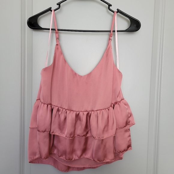 Maeve Pink Chiffon Blouse - Picture 2 of 5